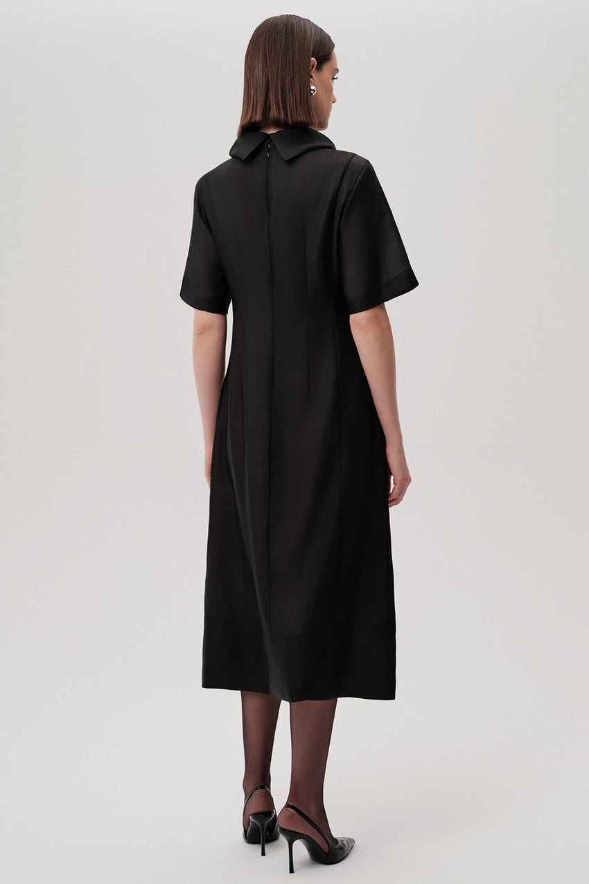 JailynLong Sleeve High Neck Dress