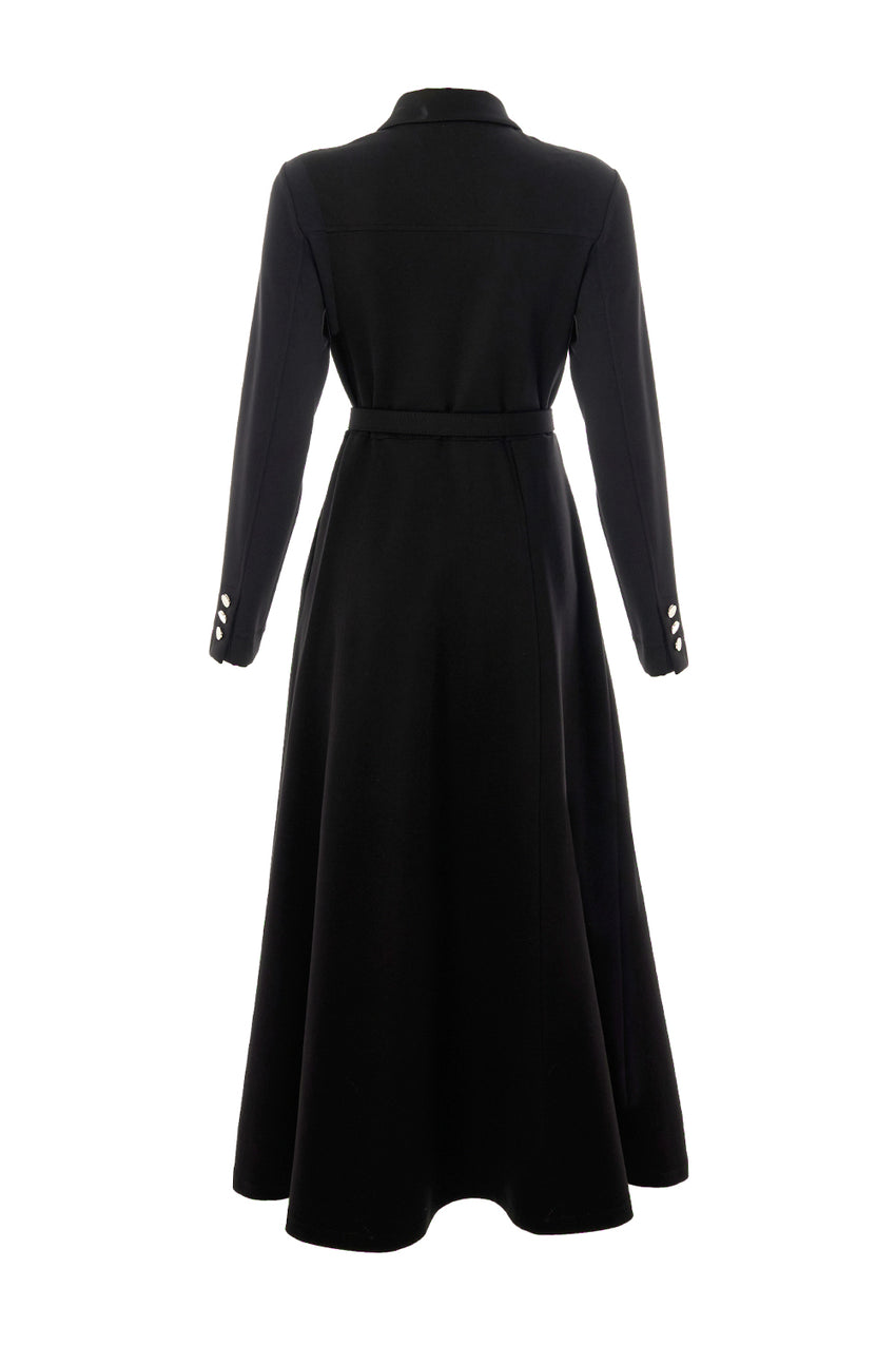Georgina K.Midi Dress - BLACK
