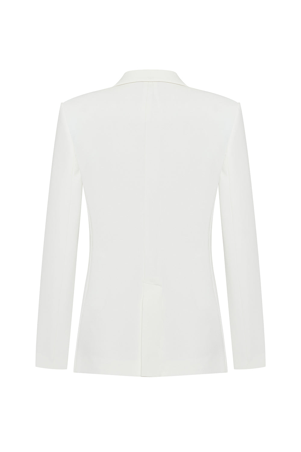 River Fitted Blazer - WHITE