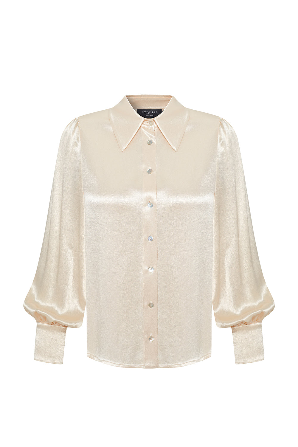 Kaia Satin Shirt - ECRU