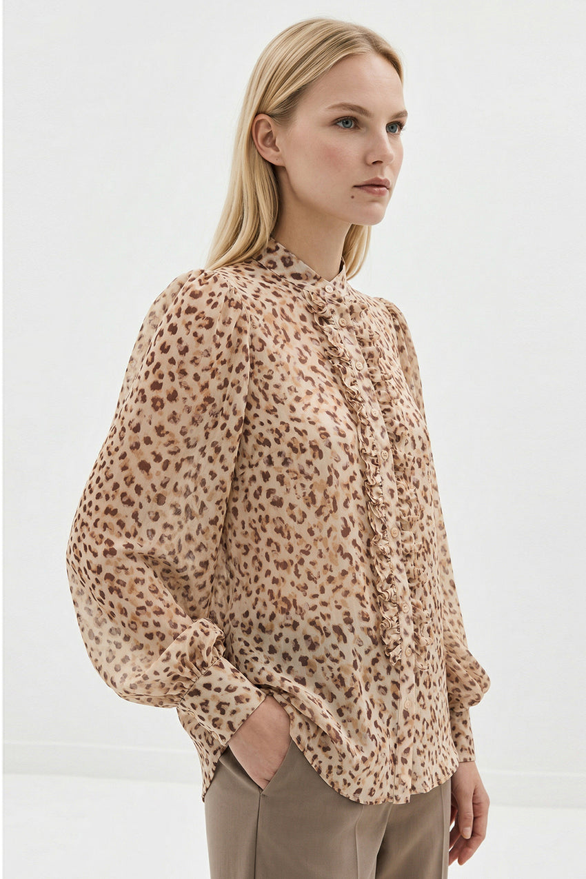 Eloise Long Sleeve Shirt - MULTI COLOR