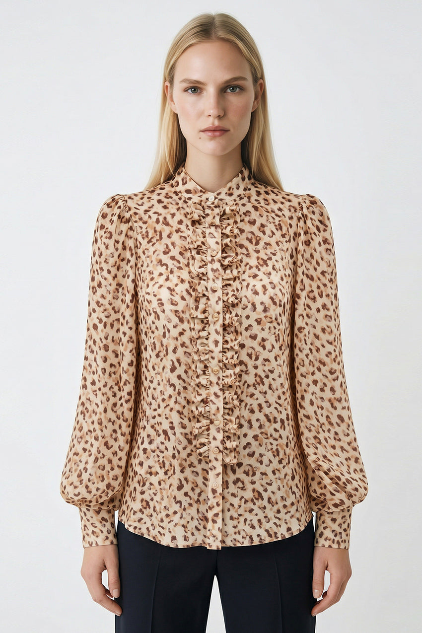 Eloise Long Sleeve Shirt - MULTI COLOR
