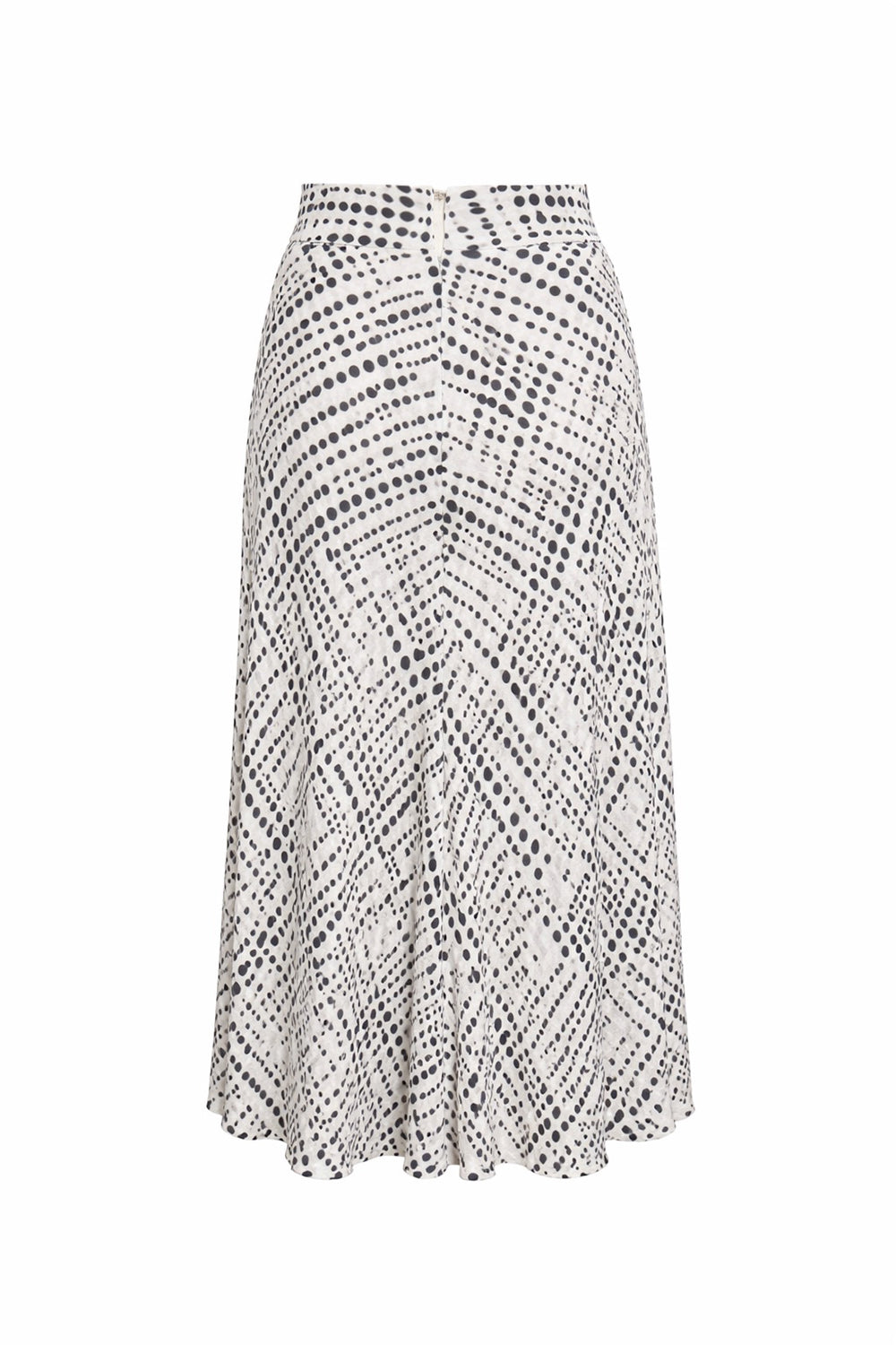 A Line Patterned Midi Skirt - MULTI COLOR