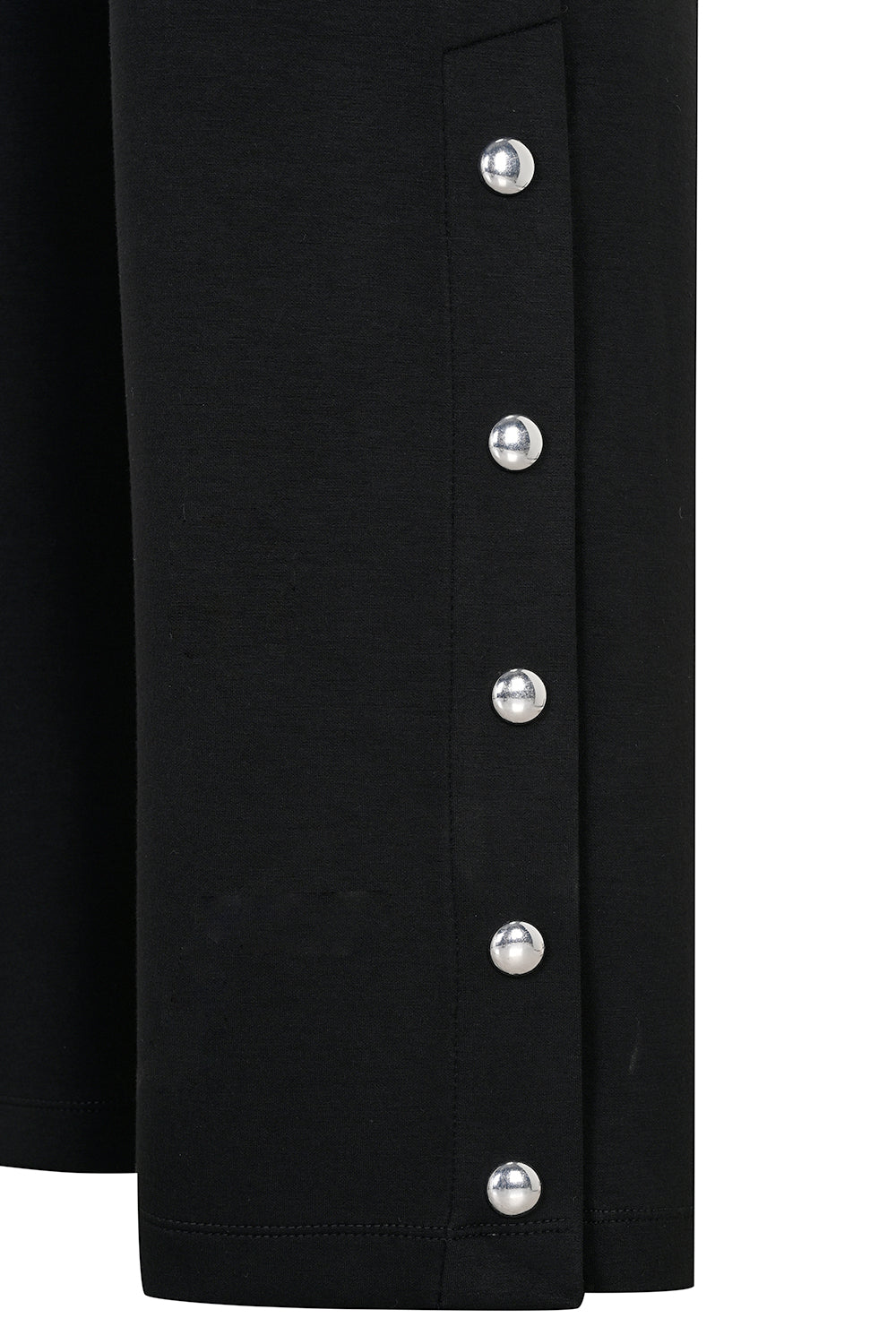 Vivienne Chic Comfort Knit Trousers - BLACK