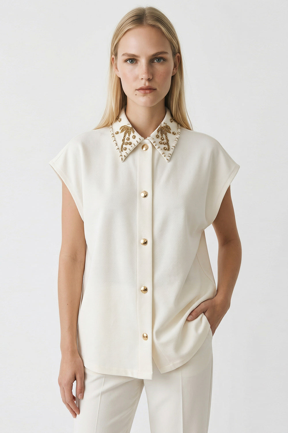 Laila Shirt – ECRU