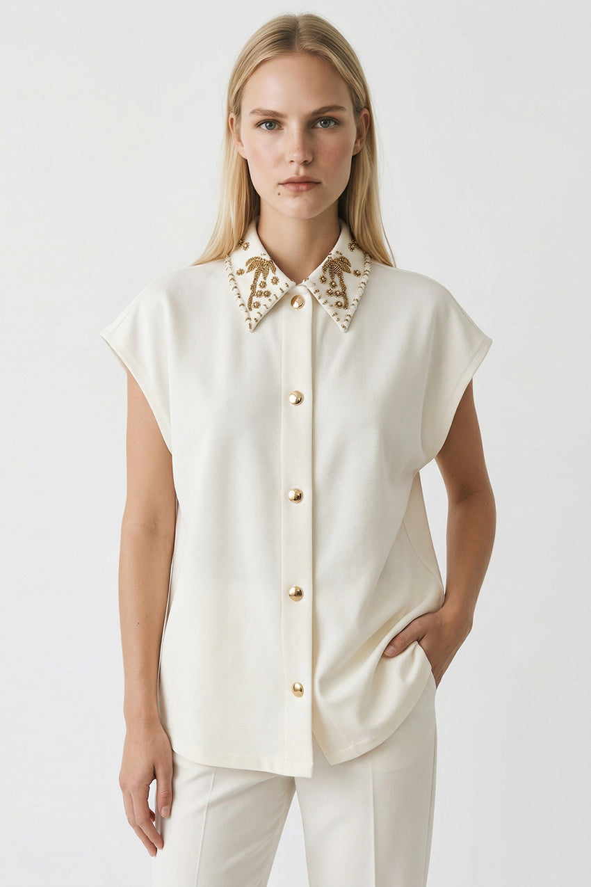 Laila Shirt – ECRU