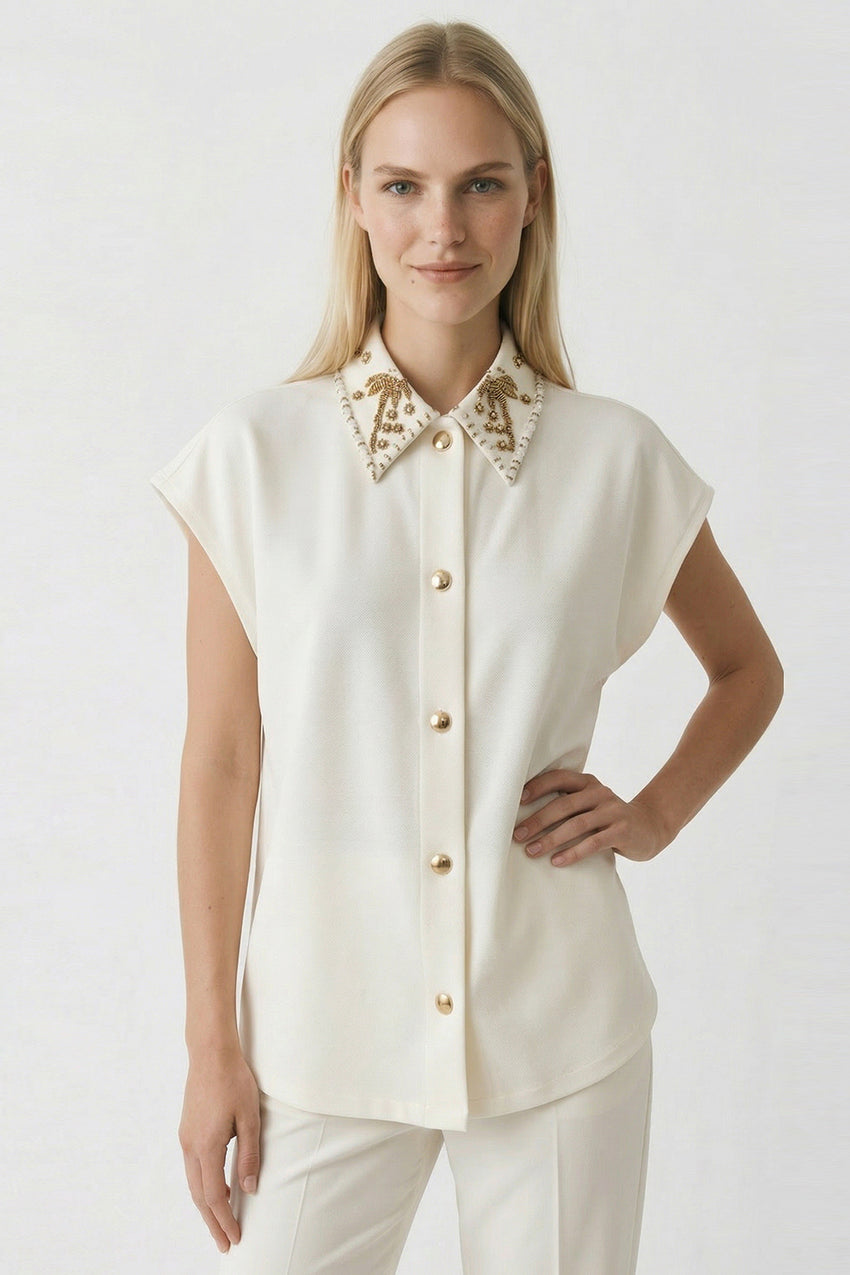 Laila Shirt – ECRU