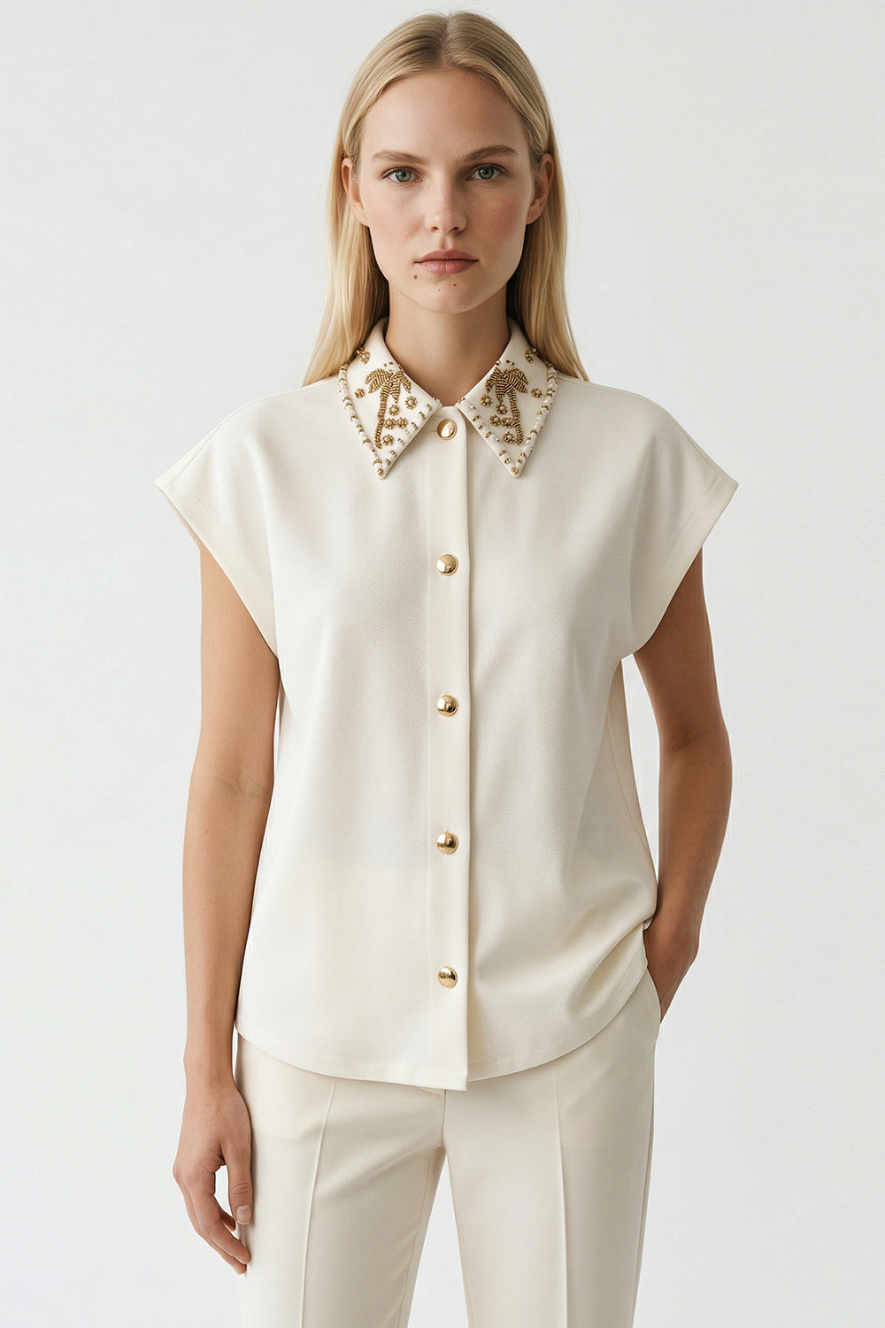 Laila Shirt – ECRU