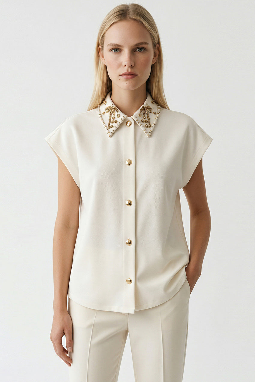 Laila Shirt – ECRU