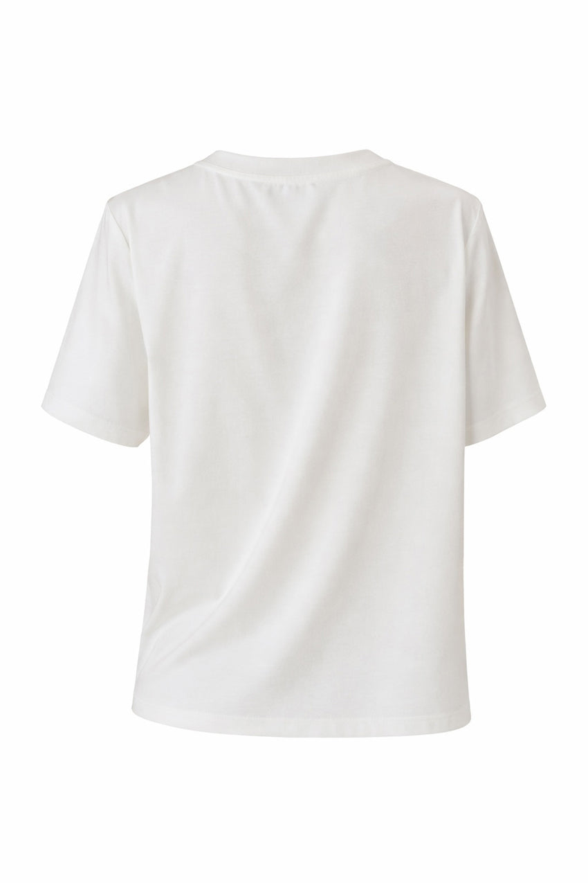 Alanna Embroidered TShirt - ECRU