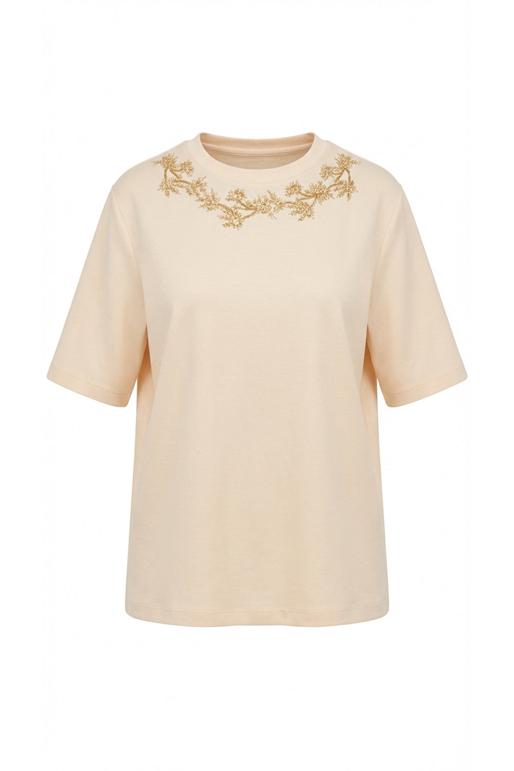 Lexaa Knitted Tshirt - CREAM