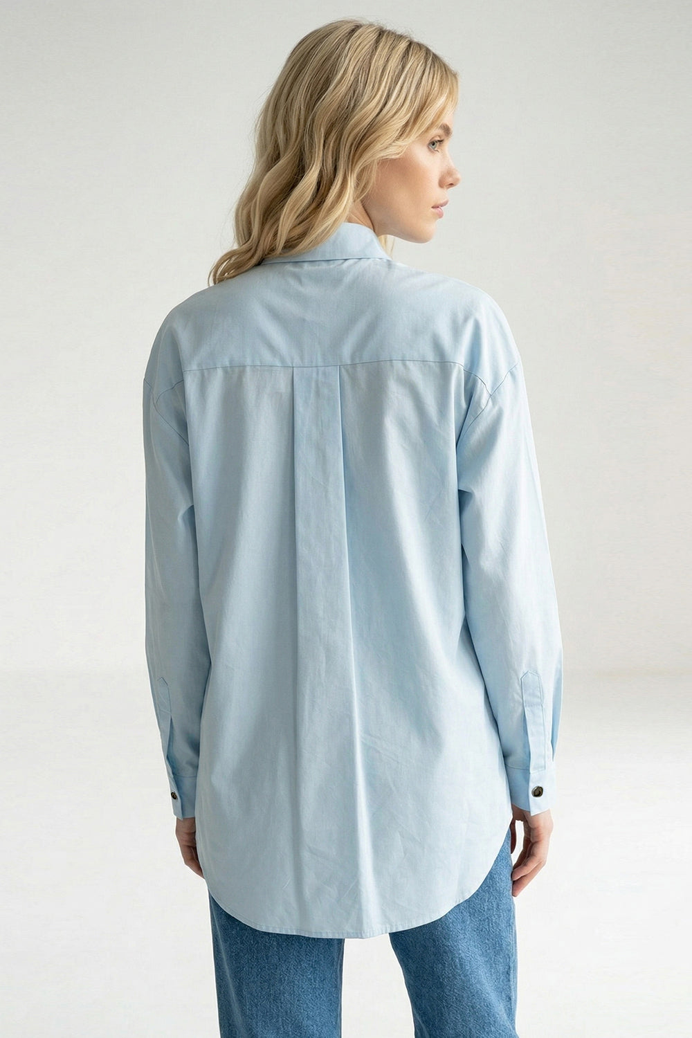 Bernetta Long Sleeve Shirt - BLUE