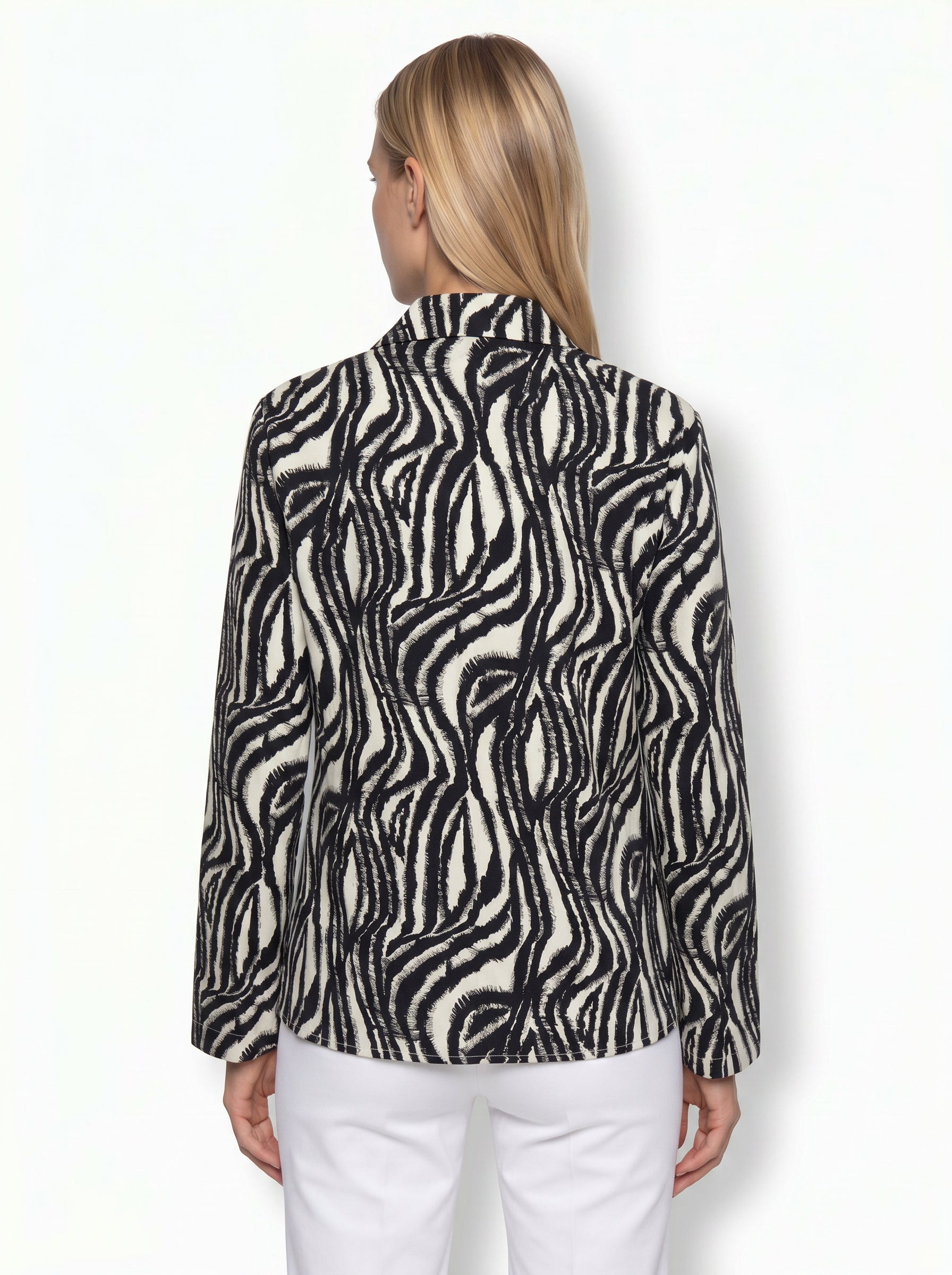 Adelaide Zebra Print Shirt - MULTI COLOR