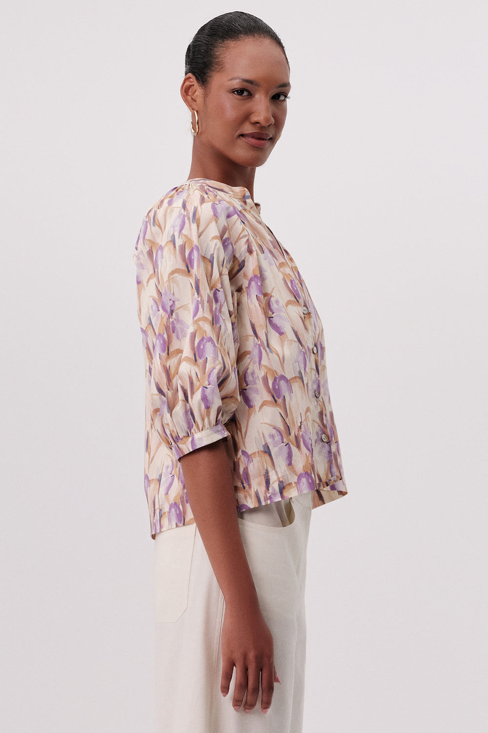 Mandy Short Sleeve Shirt - MULTI COLOR