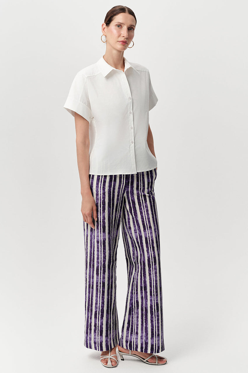 Tegan Short Sleeve Shirt - BONE