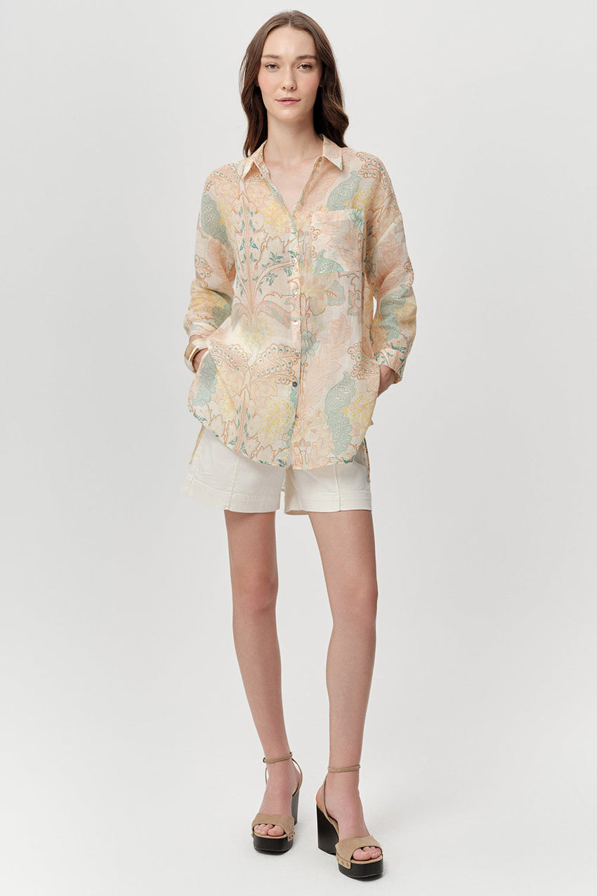 Aron Long Sleeve Shirt - MULTI COLOR