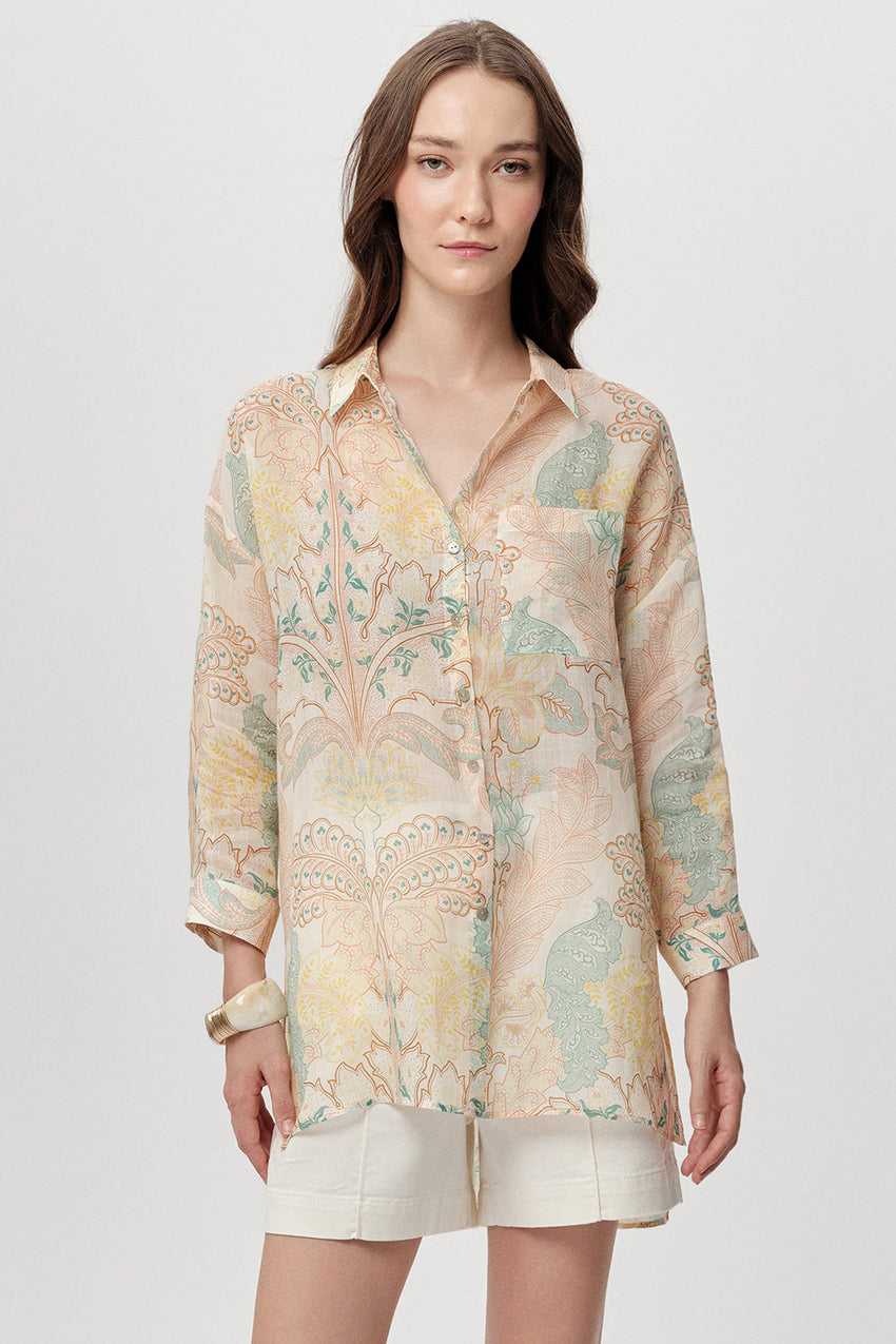 Aron Long Sleeve Shirt - MULTI COLOR