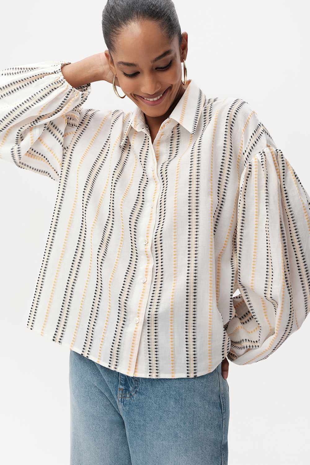 Bernyce Long Sleeve Shirt - MULTI COLOR