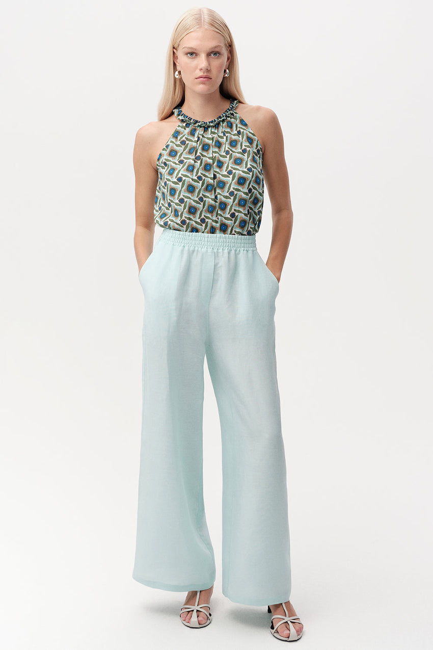 Grant Sleeveless Blouse - MULTI COLOR