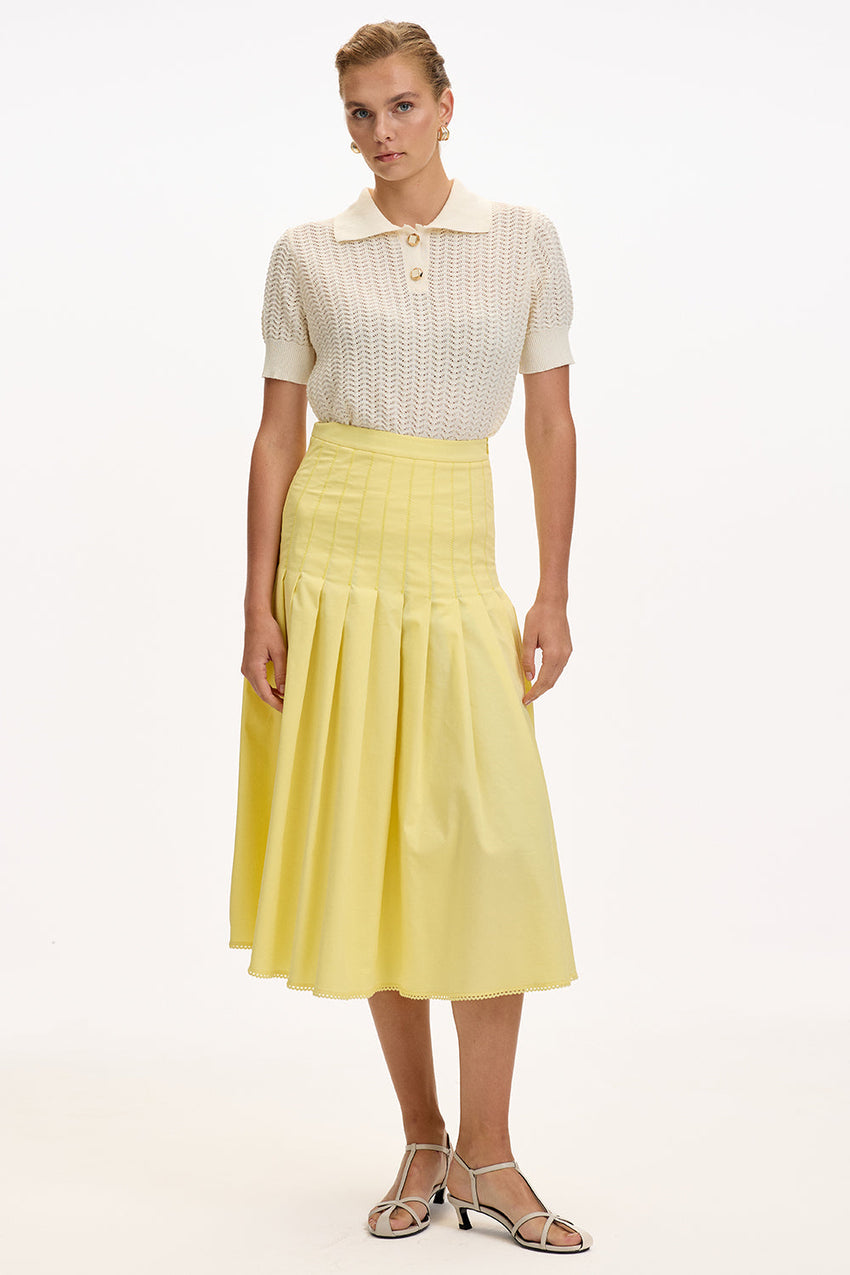 Midi Skirt - YELLOW