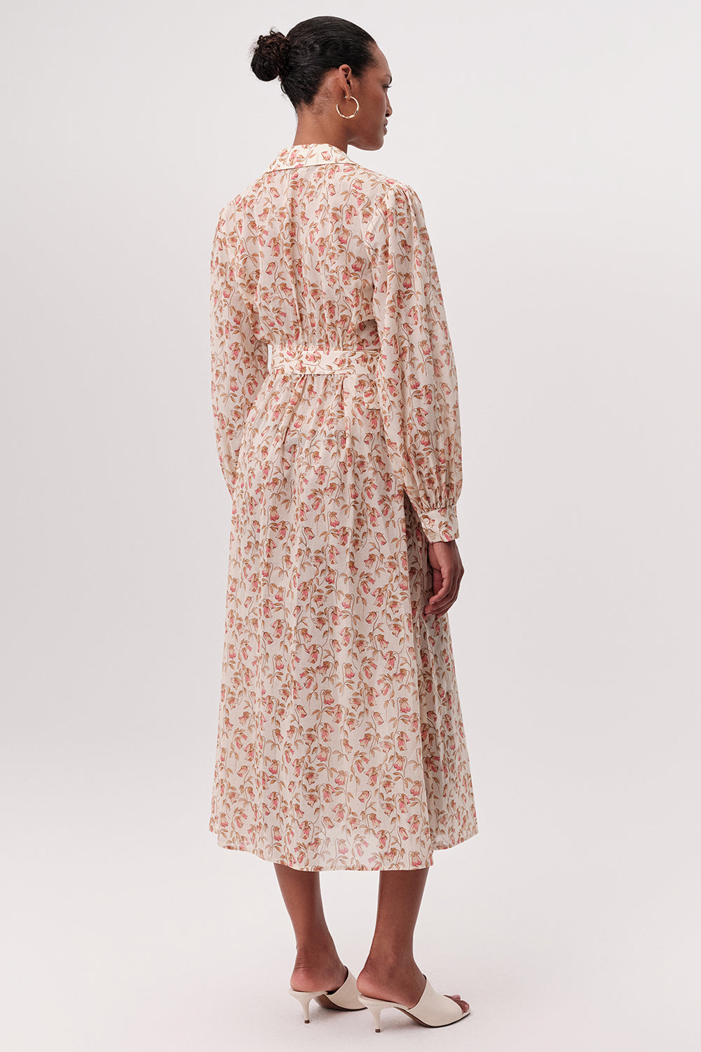 Midi Shirt Dress - MULTI COLOR