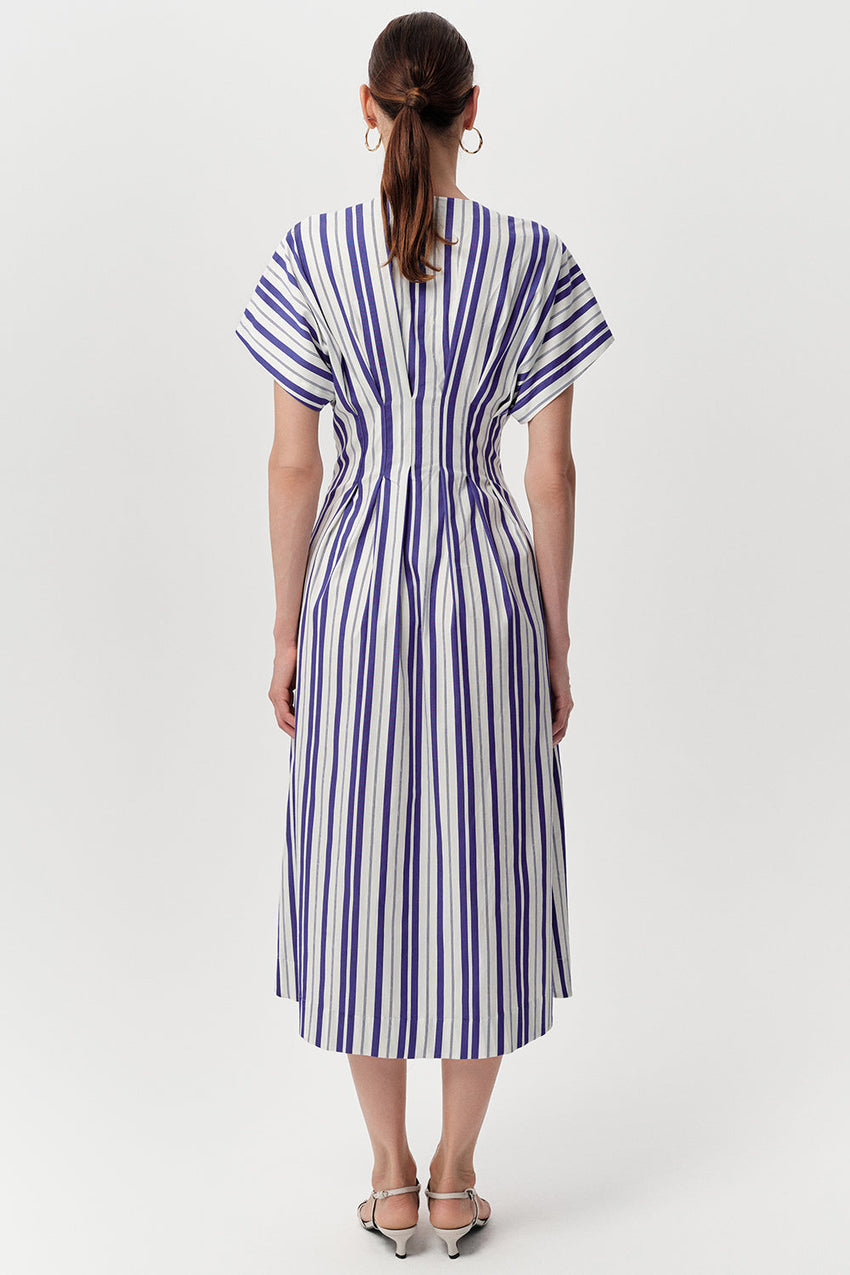 Aldrick Midi Dress - ROYAL BLUE