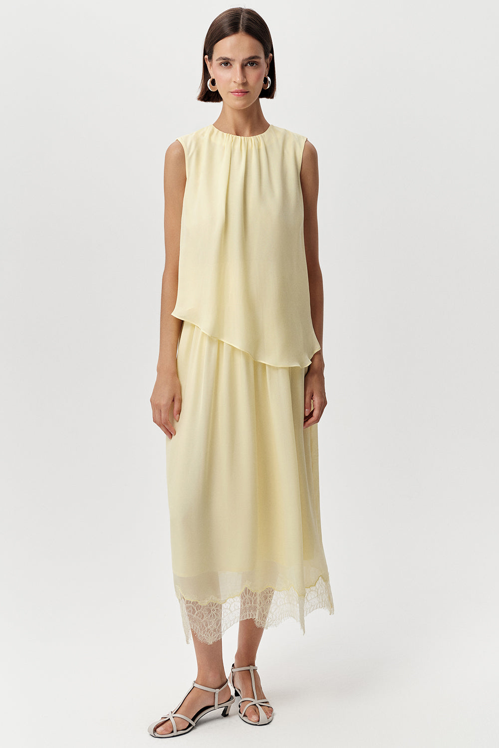 Alix Midi Dress - YELLOW