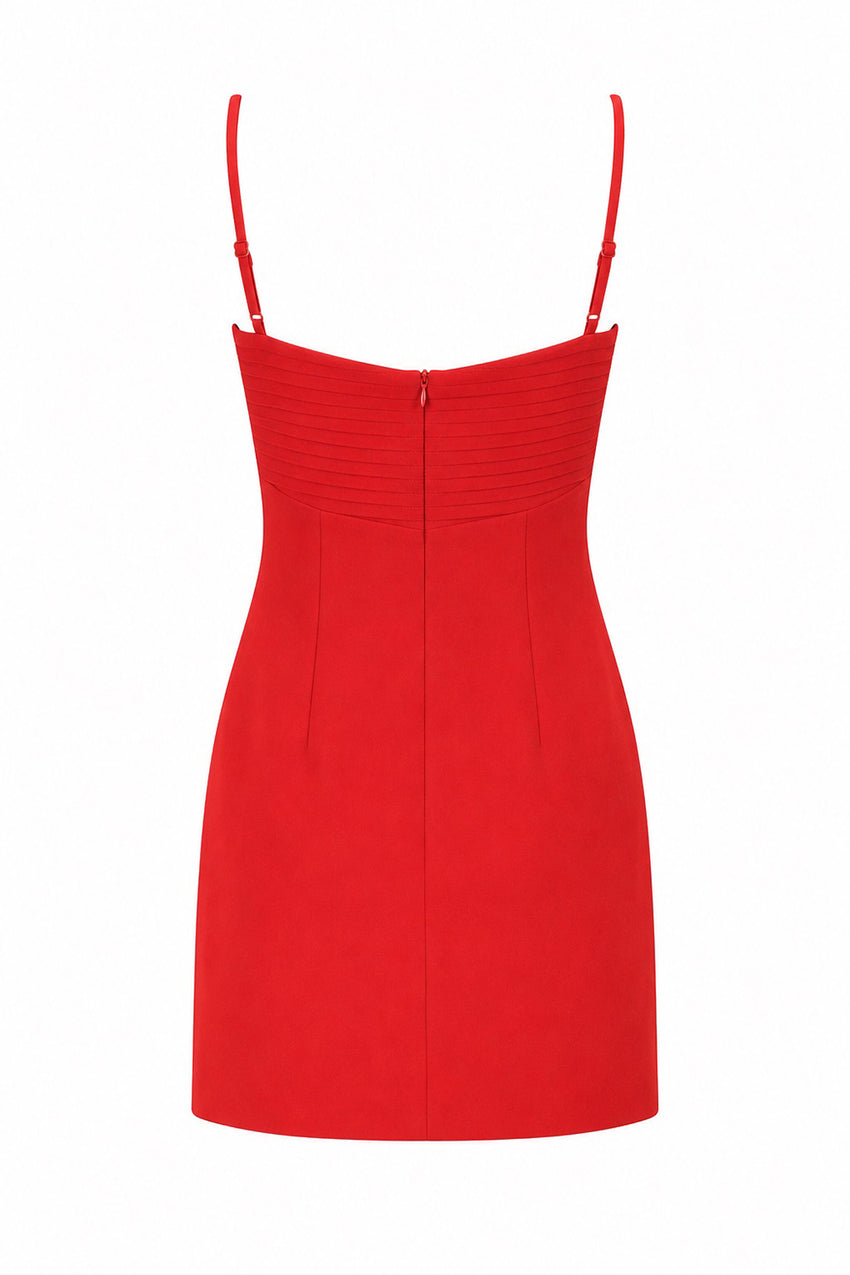 Renata Mini Dress - RED