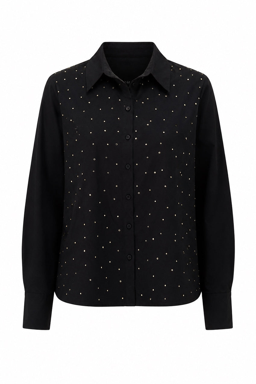 Jamie Plaid Shirt – BLACK