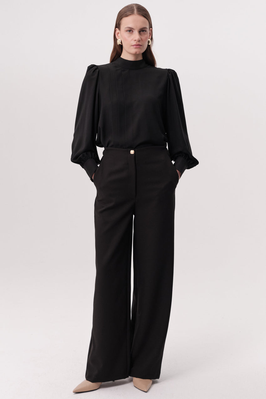 High Waist Wide-Leg Pants