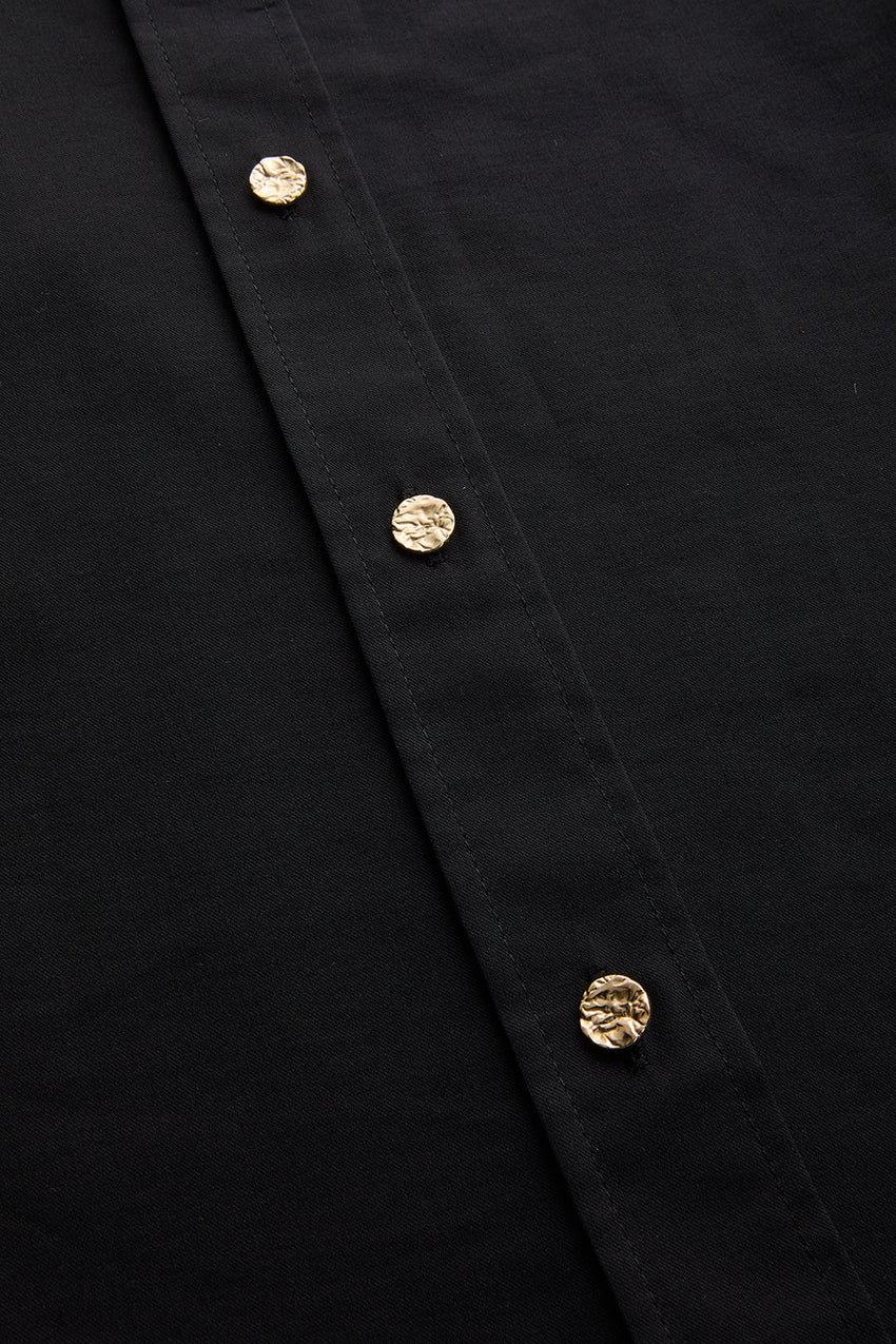 Button Detailed Regular Cotton Shirt