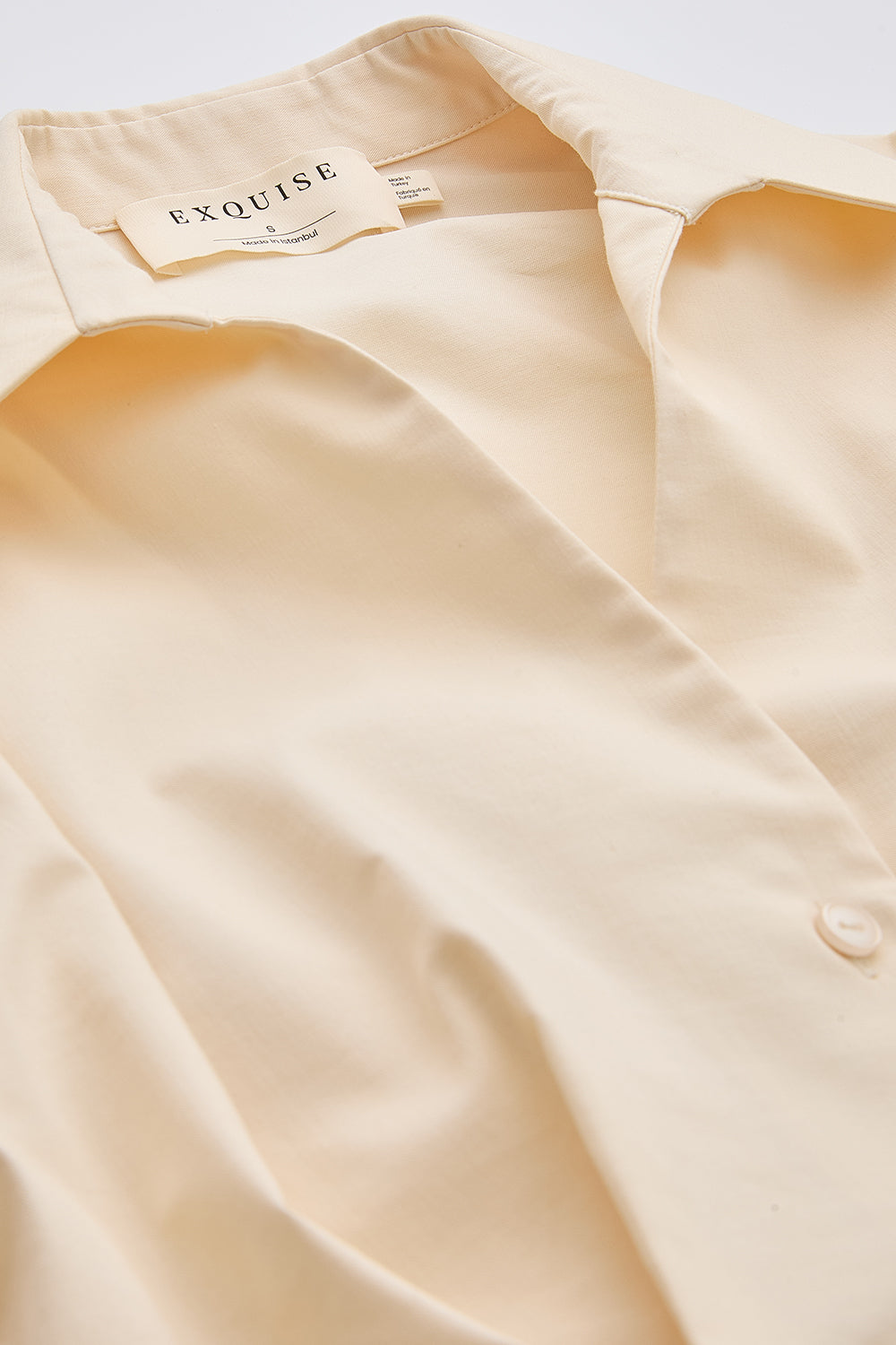 Midi Shirt Dress - CREAM