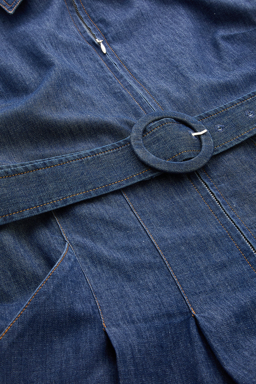 Sleeveless Jumpsuit - BLUE