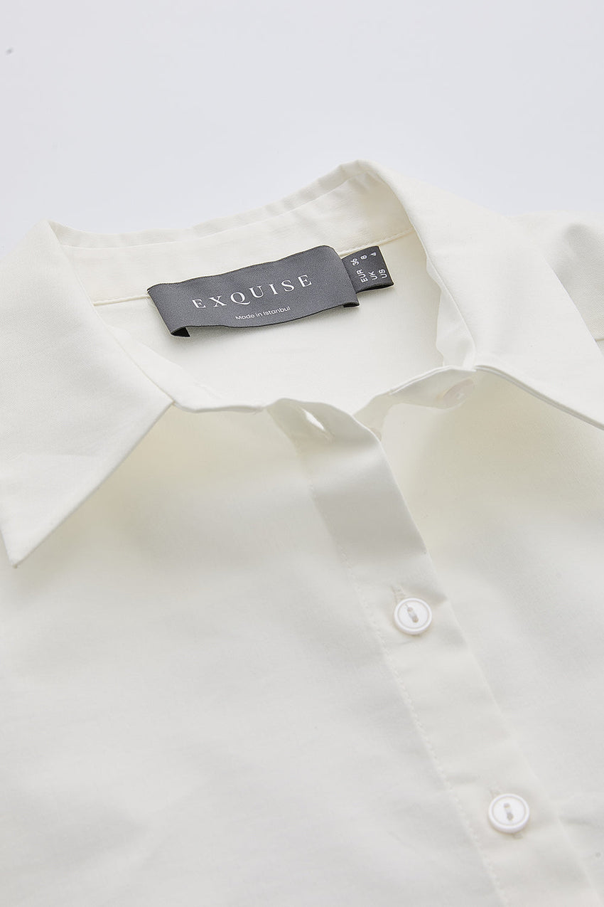 Tegan Short Sleeve Shirt - BONE