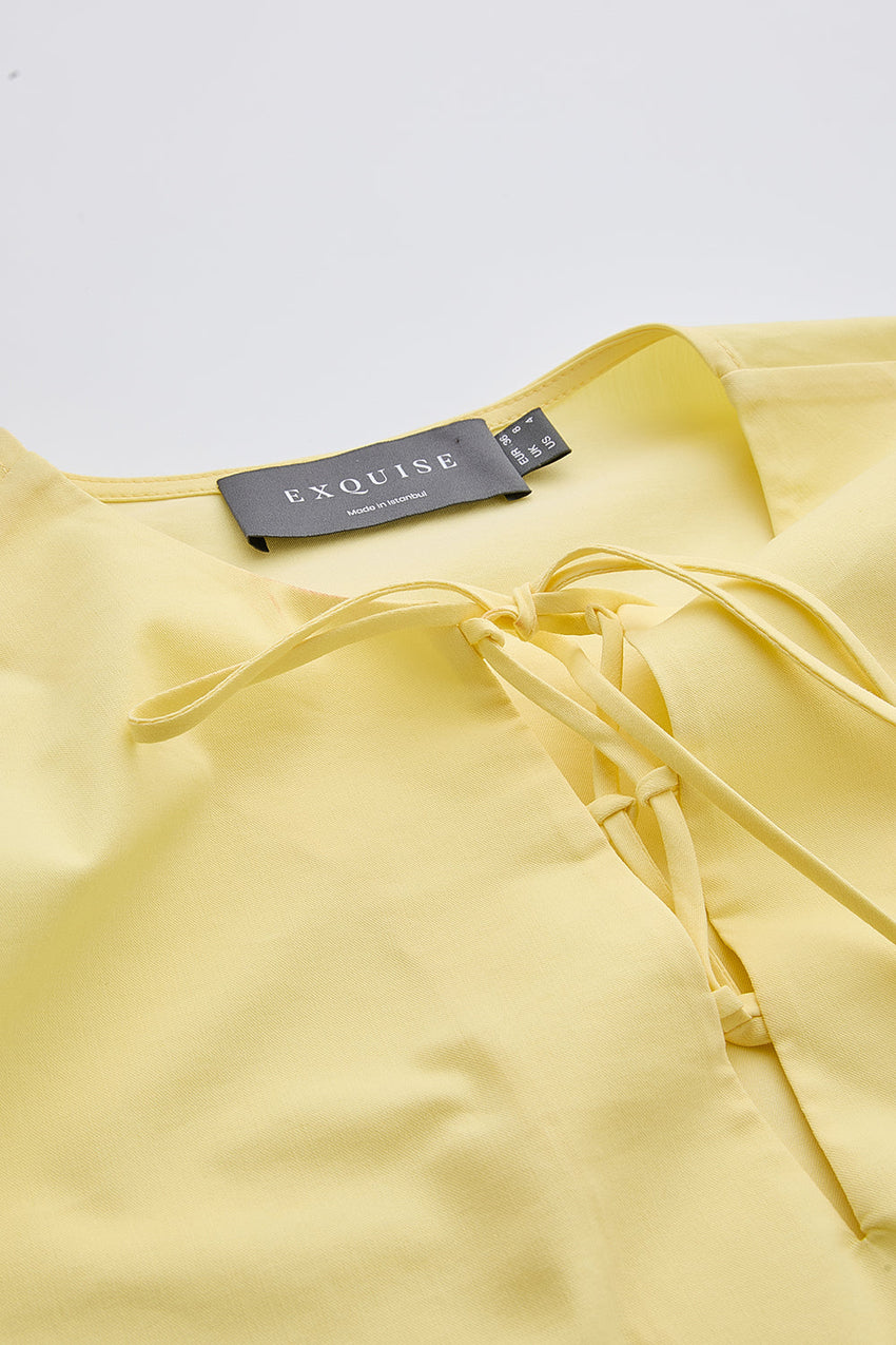 Adrianne Sleeveless Blouse - YELLOW
