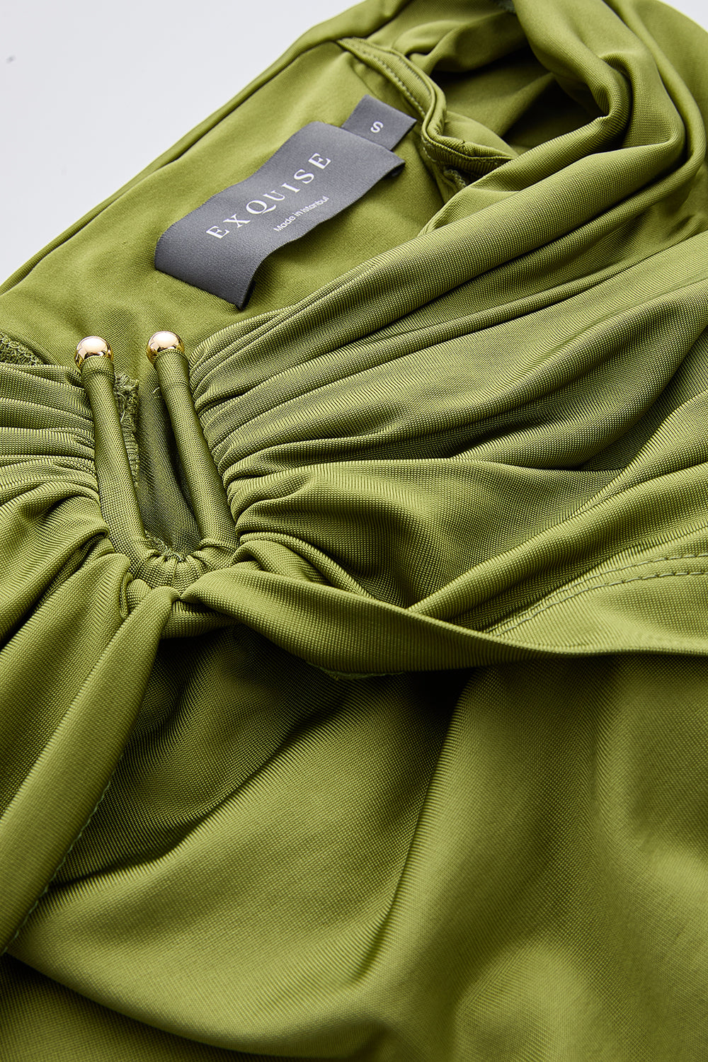 Artus Off Shoulder Blouse - KHAKI