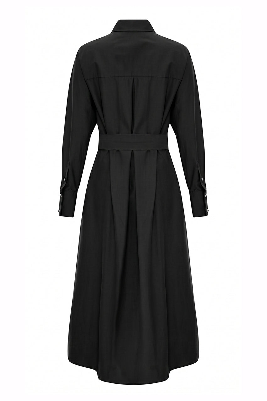 Mckinley Midi Dress - BLACK