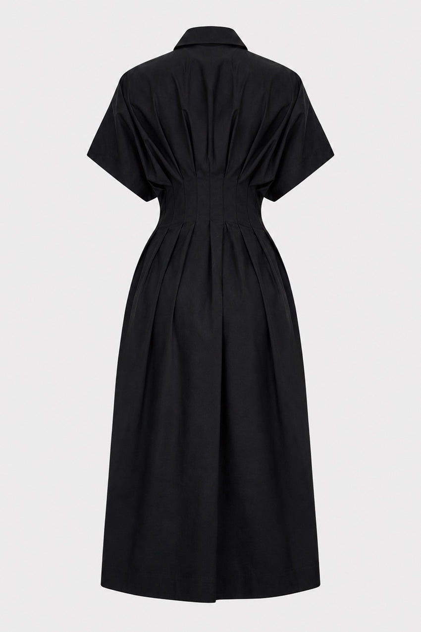 Jream Midi Dress – BLACK