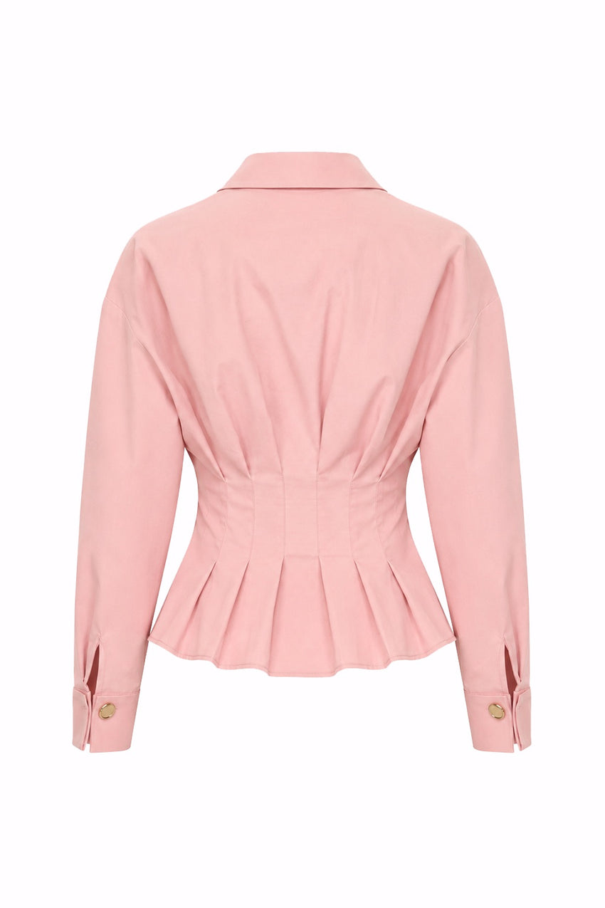 Erika Poplin Shirt – PINK