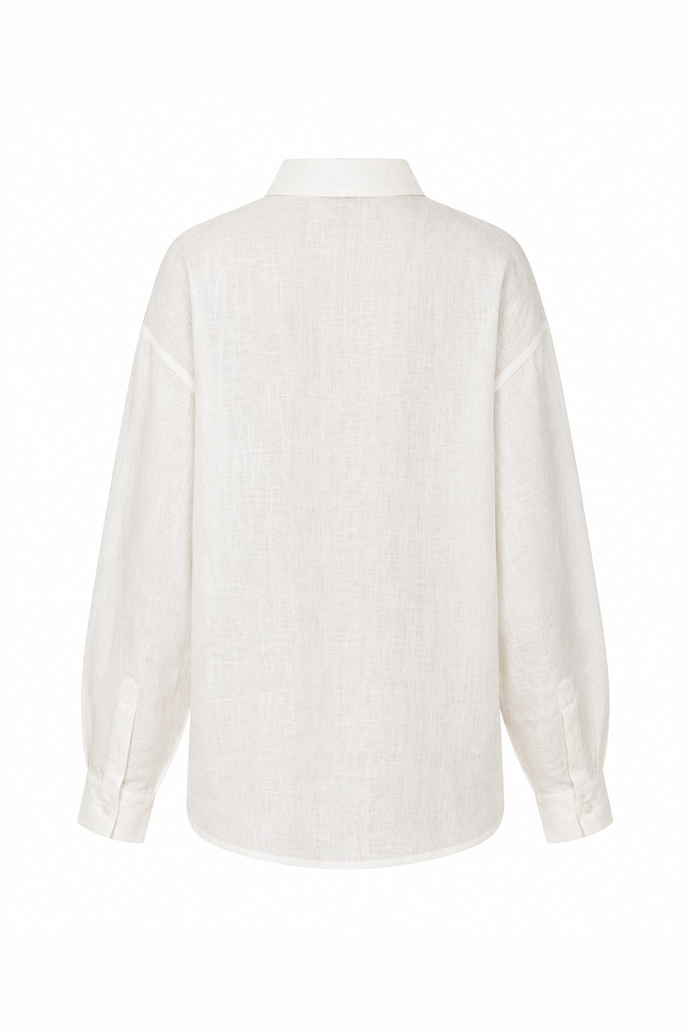 Emelia Embroidered Linen Shirt - ECRU