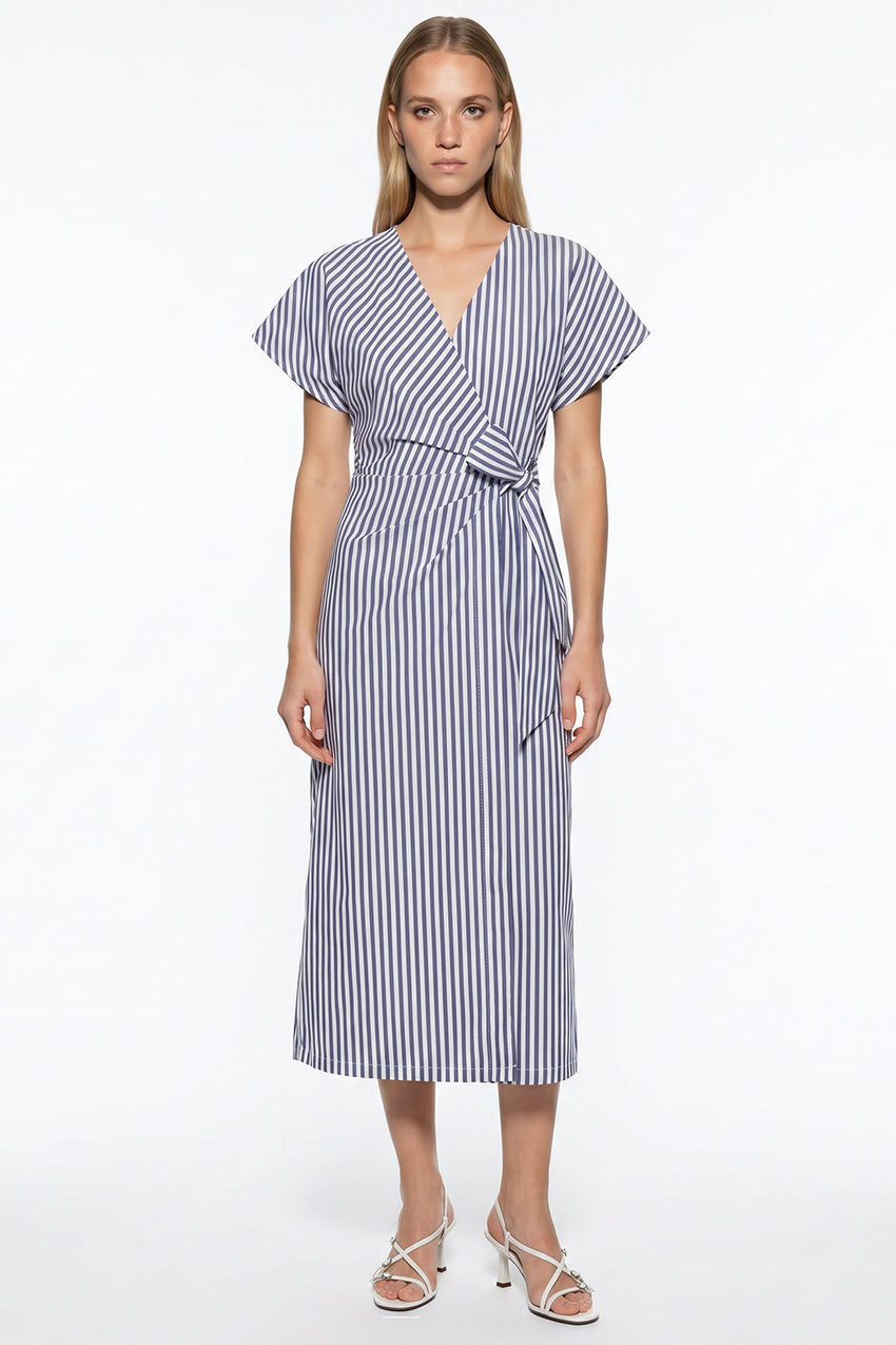Collins Midi Dress - BLUE