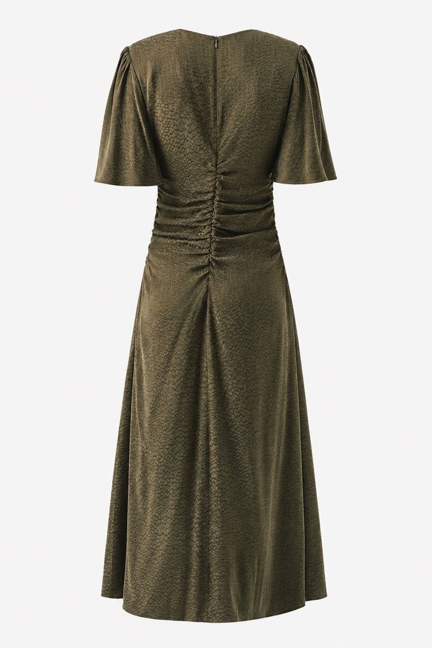 Kylee Midi Dress – KHAKI
