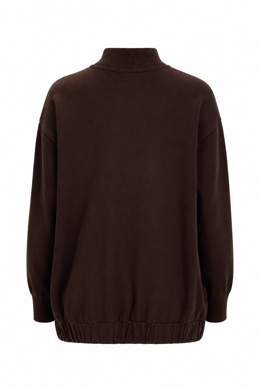 Barbara Knit Cardigan – BROWN