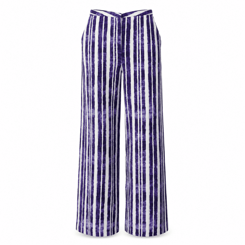 Aceline Wide Leg Pants - Royal Blue
