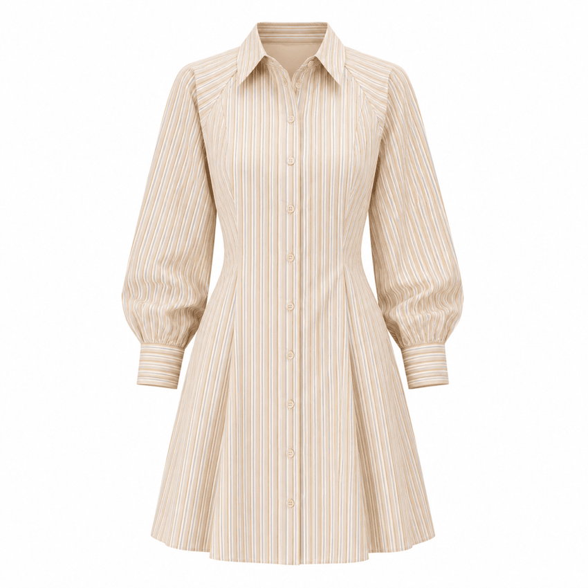 Kayli Raglan Sleeve  Mini Dress - Multi Color