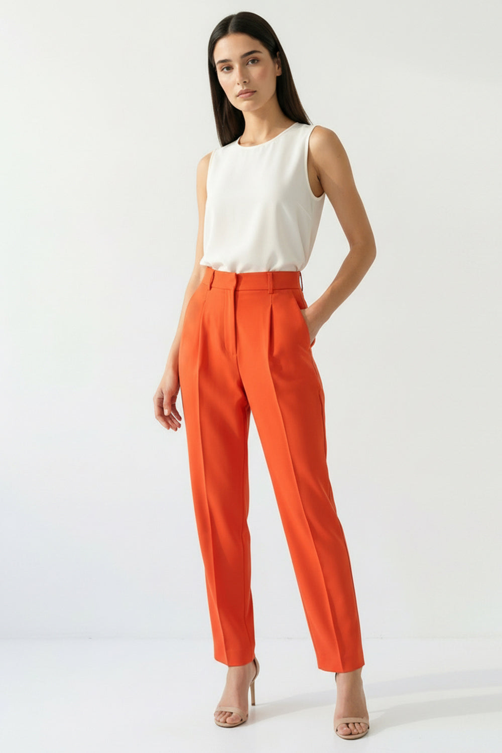 Slouch Trousers - Red