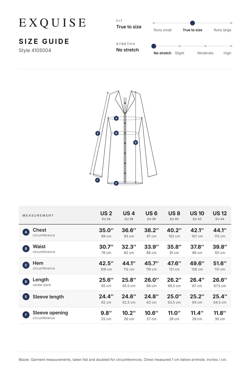 Size guide 4105004