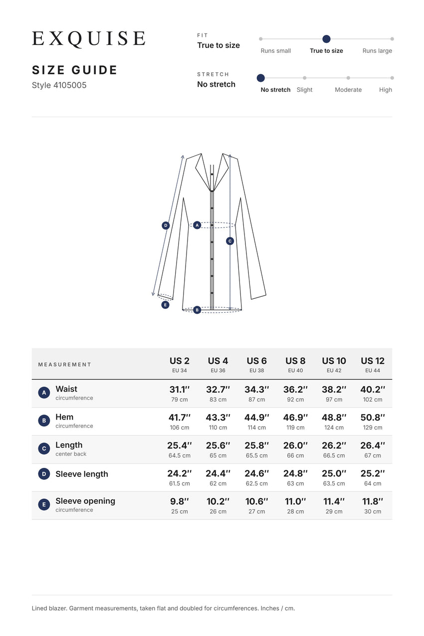Size guide 4105005
