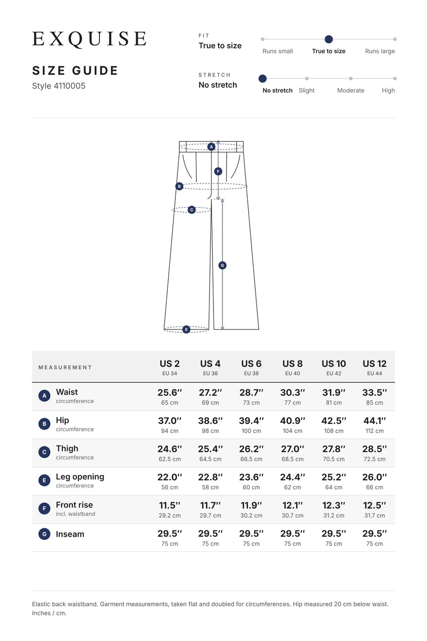 Size guide 4110005