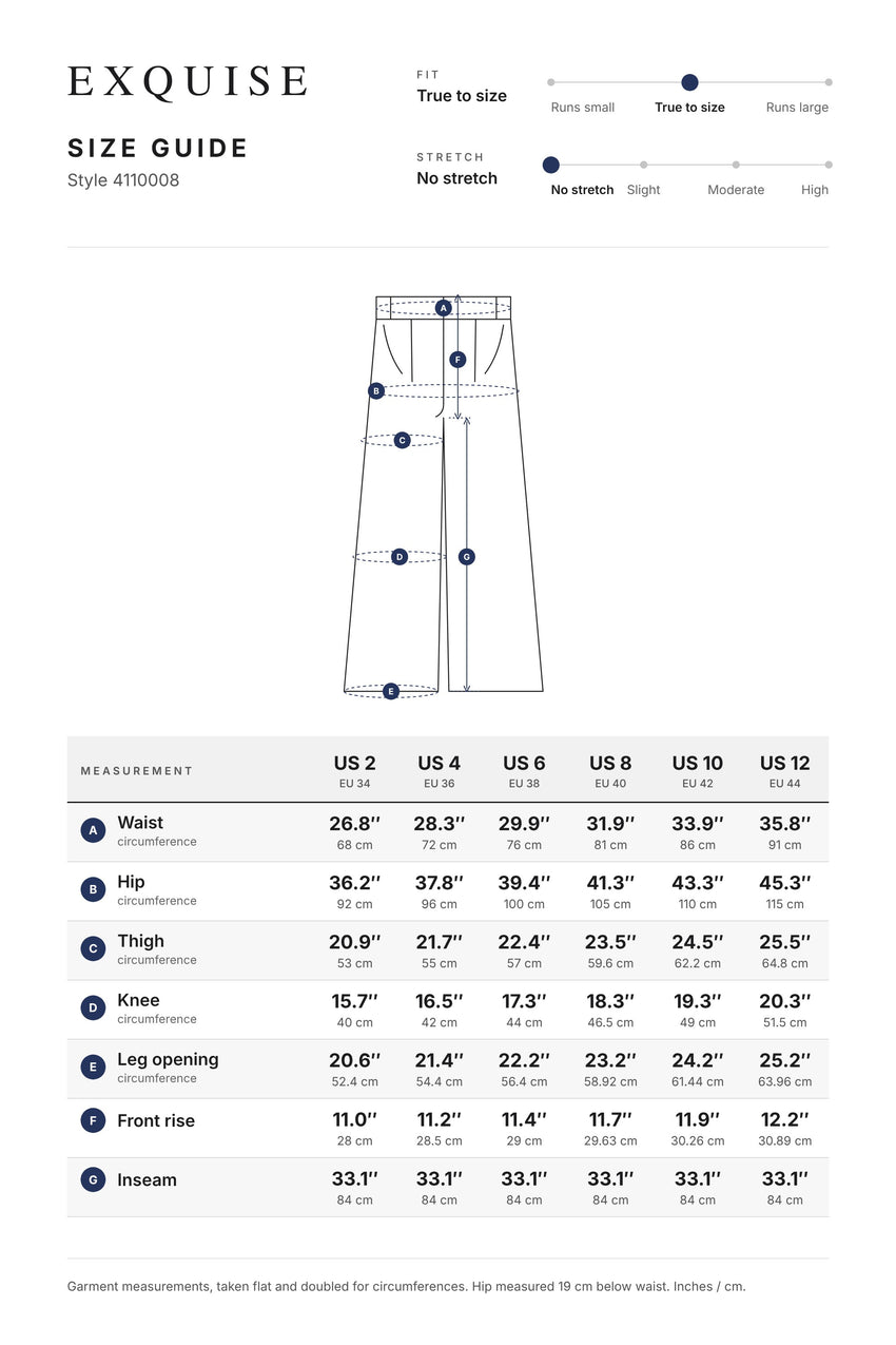 Size guide 4110008